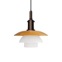 PH 3/3 hanglamp Centenary Edition, amber/opal