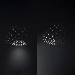 Mesh hanglamp draadloos Ø100 / 2 m snoer, zwart