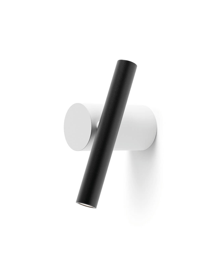 Doi wandlamp/plafondlamp, wit/zwart