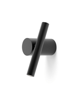 Doi wandlamp / plafondlamp, zwart/zwart