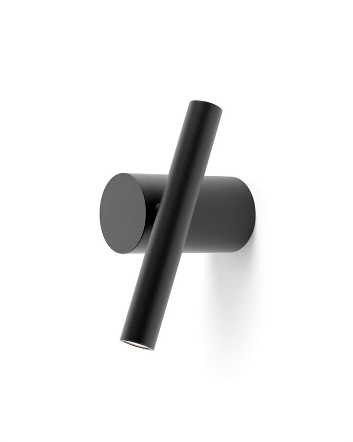 Doi wandlamp / plafondlamp, zwart/zwart