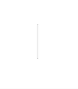 Millimetro H33 plafondlamp stang, messing