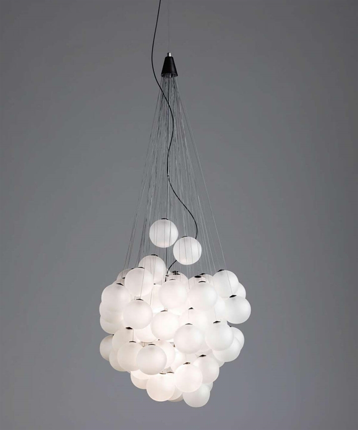 Stochastic hanglamp / kroonluchter ophanging, alu