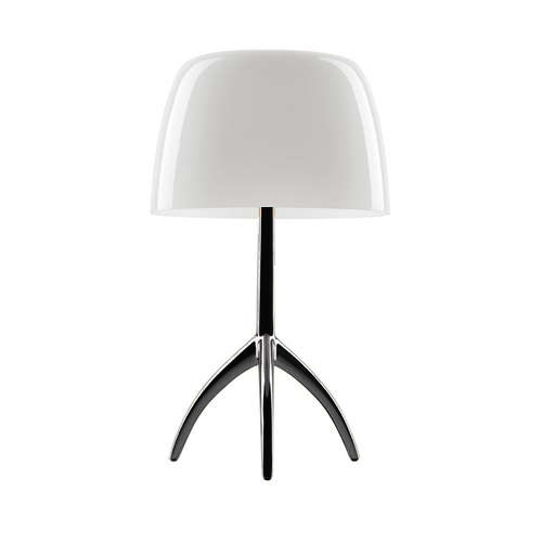 Lumiere Grande, wit/zwart chroom, aan/uit