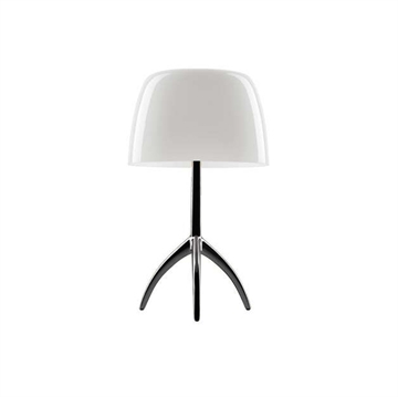 Lumiere Piccola, wit/zwart chroom, aan/uit