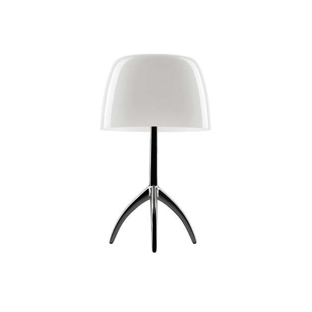 Lumiere Piccola, wit/zwart chroom, aan/uit