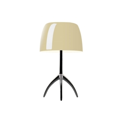 Lumiere Piccola, warm wit/zwart chroom