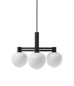 Memoir 3 kroonluchter 120, zwart/opal