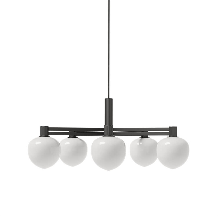 Memoir 5 kroonluchter 120, zwart/opal