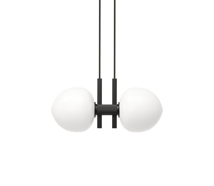 Memoir 2 hanglamp 120, zwart/opaal