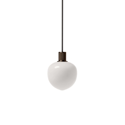 Memoir hanglamp 120, brons/opaal