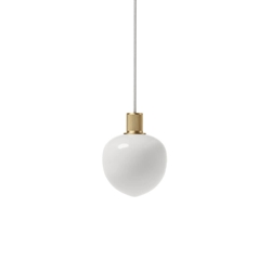 Memoir hanglamp 120, messing/opal