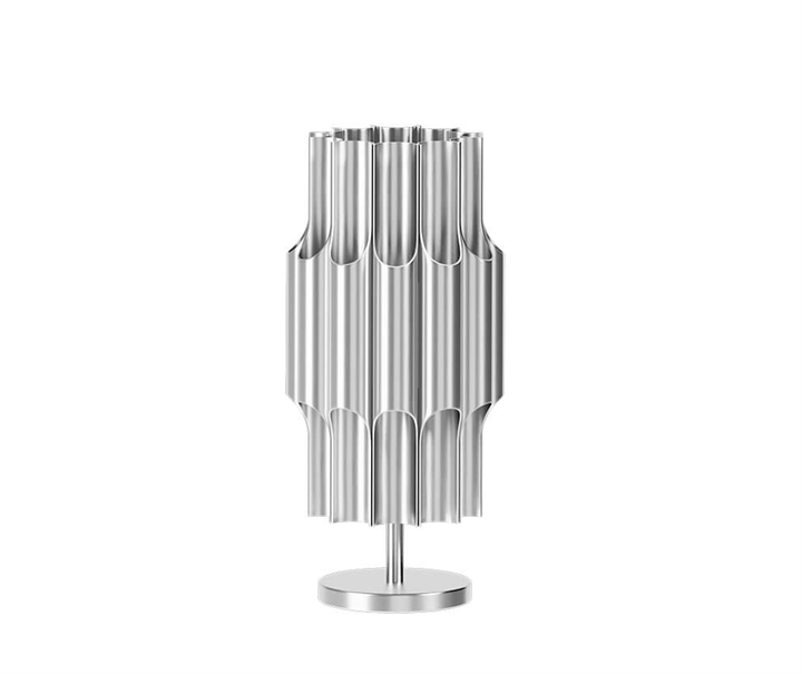 Pan tafellamp 190, alu