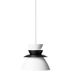 Sundowner hanglamp 250, zwart/wit