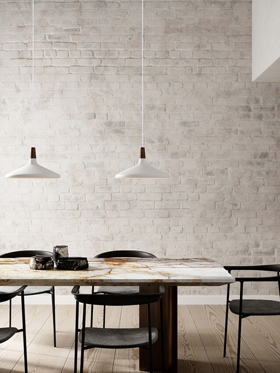 Nori 39 hanglamp, wit