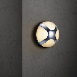 Cross 20 buiten wandlamp, gegalvaniseerd staal