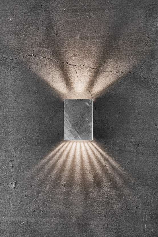 Fold 10 buiten wandlamp LED, gegalvaniseerd staal