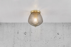 Orbiform plafondlamp E27, rookglas
