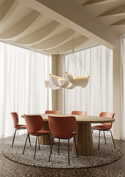 Drape Light 118 hanglamp, wit