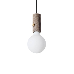 Core hanglamp / tafellamp, nero marquina