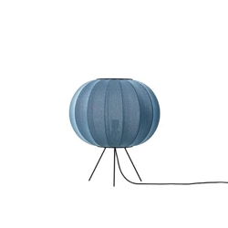 Knit-Wit Ø45 vloerlamp laag, bluestone
