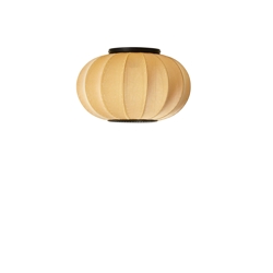 Knit-Wit Ø45 ovale wandlamp/plafondlamp, sunrise