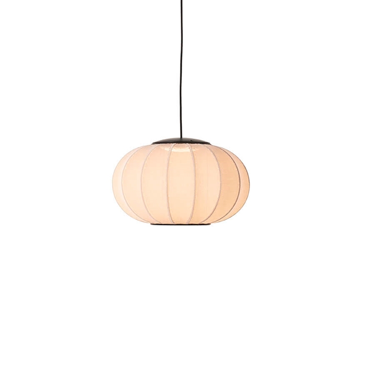 Knit-Wit Ø45 ovale hanglamp LED, sandstone