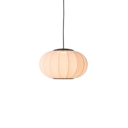 Knit-Wit Ø45 ovale hanglamp LED, sandstone