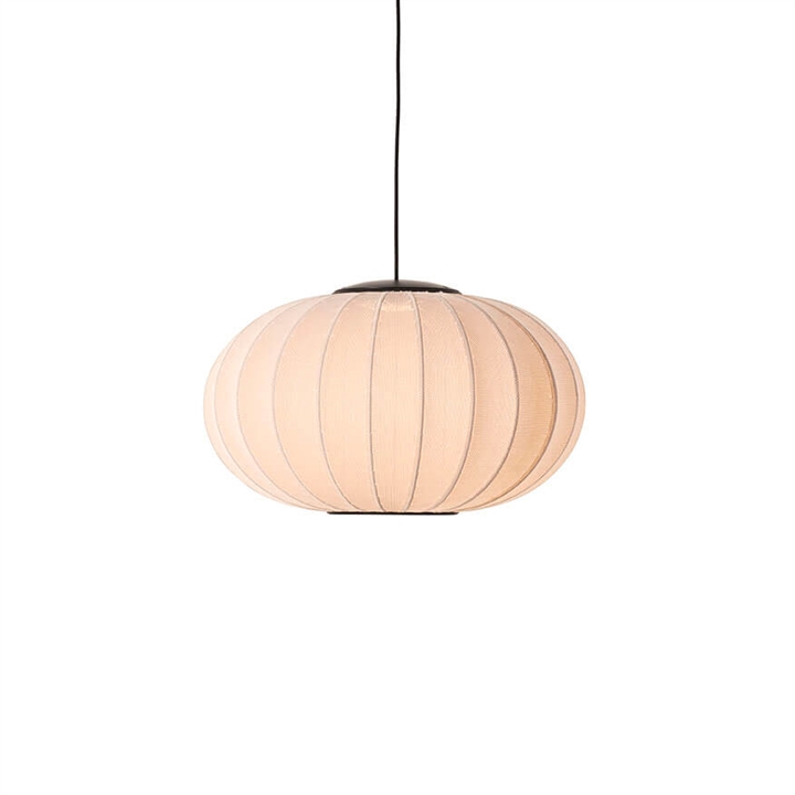Knit-Wit Ø57 ovale hanglamp LED, sandstone