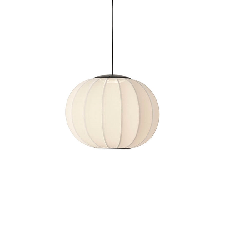 Knit-Wit Ø45 ronde hanglamp LED, pearl wit