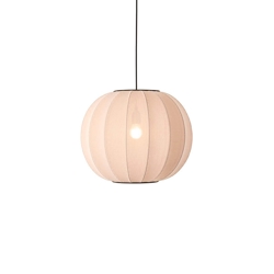 Knit-Wit Ø45 ronde hanglamp, sandstone