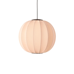 Knit-Wit Ø60 ronde hanglamp LED, sandstone
