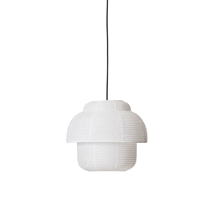 Papier double hanglamp Ø40, wit