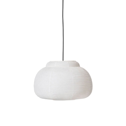 Papier single hanglamp Ø52, wit