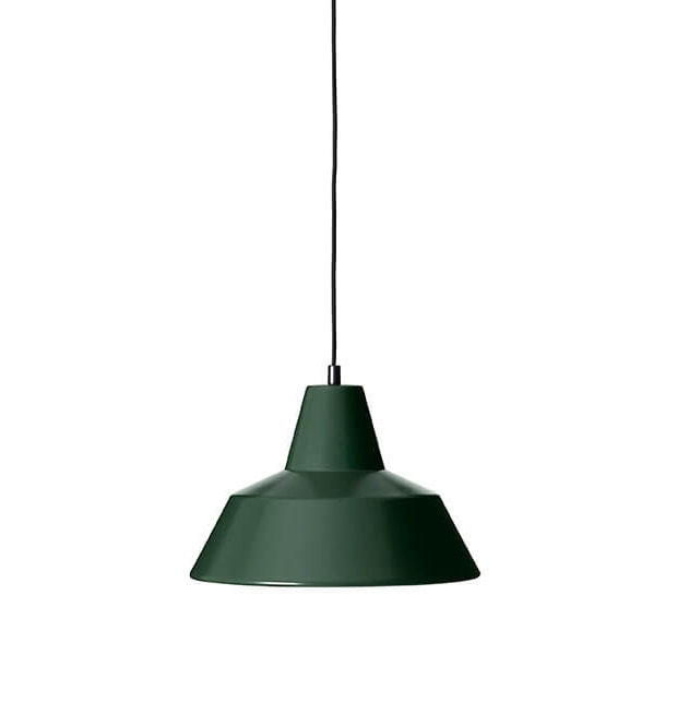 Workshop hanglamp W3, racing groen
