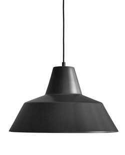 Workshop hanglamp W5, mat zwart