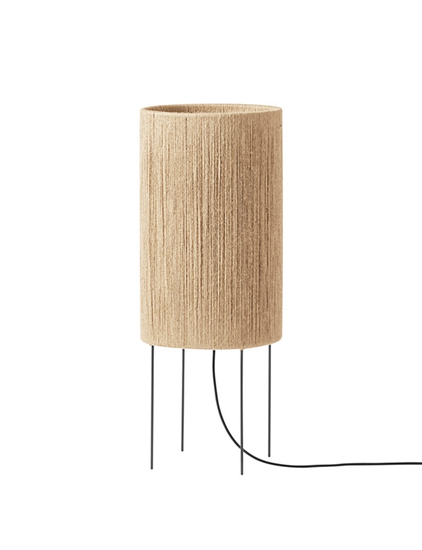 Ro Ø30 vloerlamp, natuur