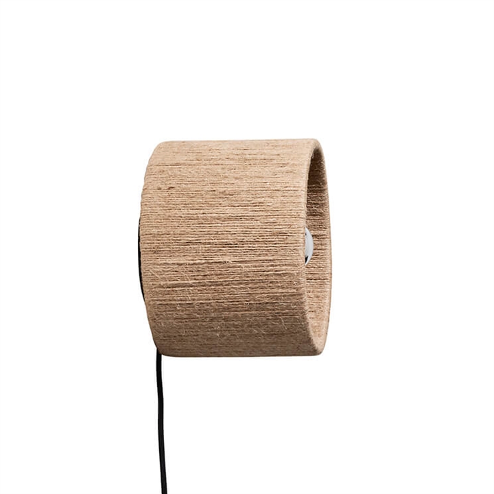 Ro Ø23 Straight wandlamp, natuur