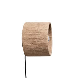 Ro Ø23 Straight wandlamp, natuur