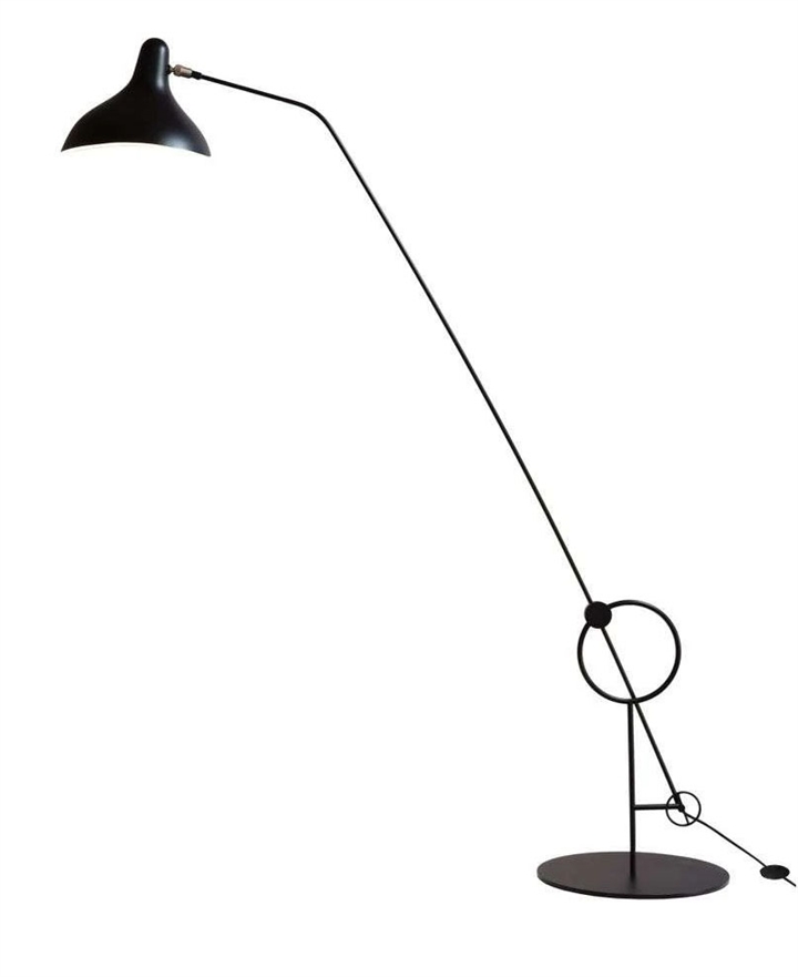 Mantis BS8 L vloerlamp, zwart