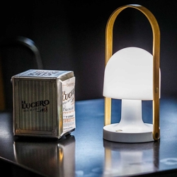 FollowMe batterijlamp / tafellamp, wit