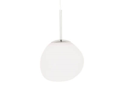 Melt mini hanglamp, opaal/zilver