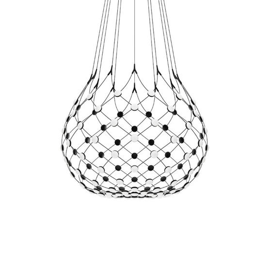 Mesh hanglamp Ø100 / 4 m snoer, zwart