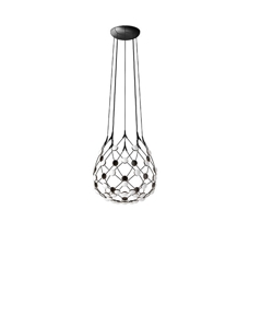 Mesh hanglamp Ø55 / 1 m snoer, zwart