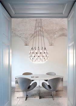 Mesh hanglamp Ø80 / 4 m snoer, zwart