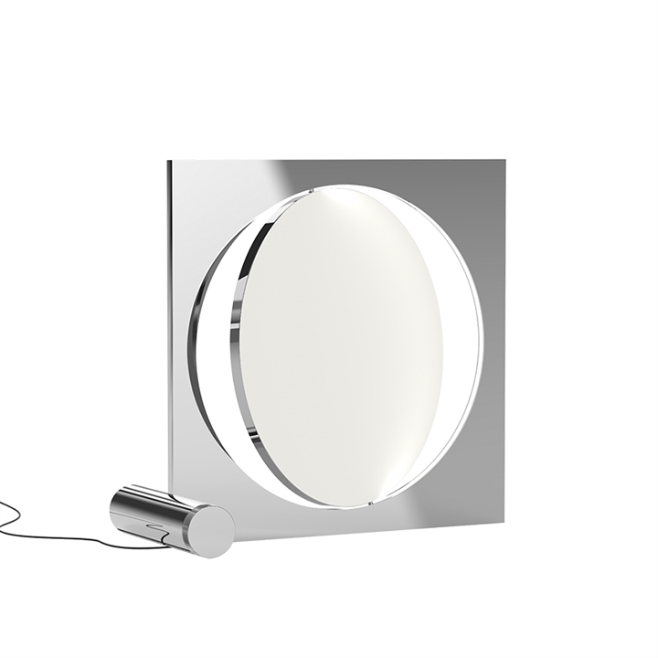 Moonsetter 600 LED vloerlamp, chroom/wit