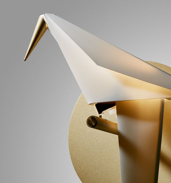 Perch Light Recessed Small wandlamp, dimbaar