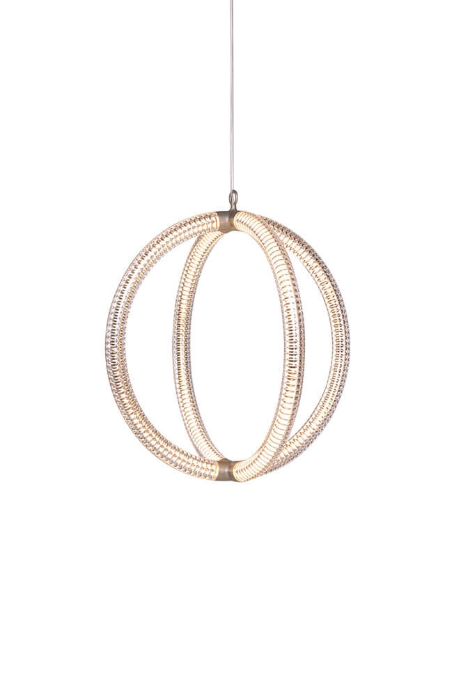 Luminora Light 45 hanglamp, helder/pearl