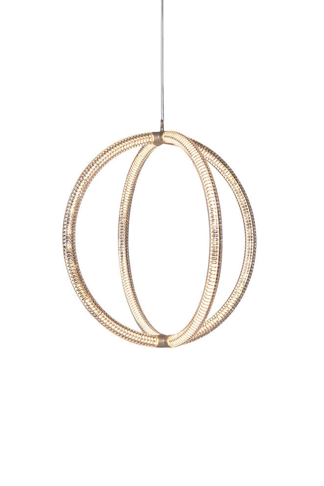 Luminora Light 63 hanglamp, helder/pearl