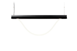 Tubelight 150 hanglamp, zwart